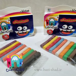 خمیر بازی 10 رنگ برند بازیشاد